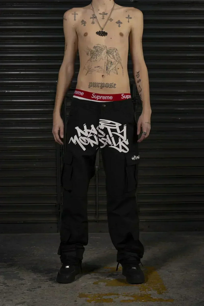 Alwanova Y2K Retro Cargo Pants