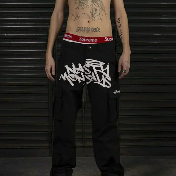 Alwanova Y2K Retro Cargo Pants