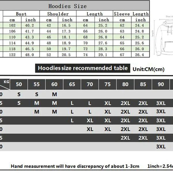 Hoodies met wraakprint