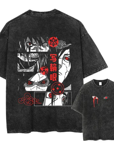 Uchiha Clan x Sharingan Oversized T-Shirt & Hoodie