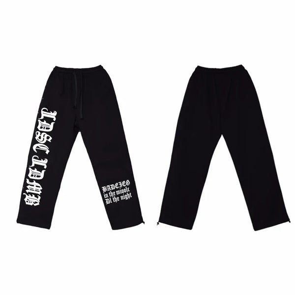 Trendy damesbroek met wijde pijpen