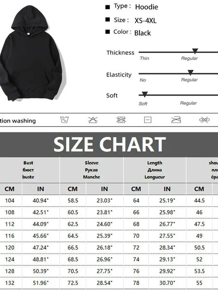 Anime Graphic Printed Hoodie - WICHUW LTD