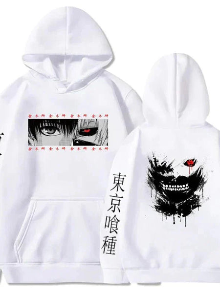 Anime Graphic Printed Hoodie - WICHUW LTD