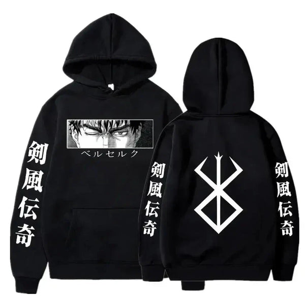 Berserk Guts Graphic Hoodie - WICHUW LTD