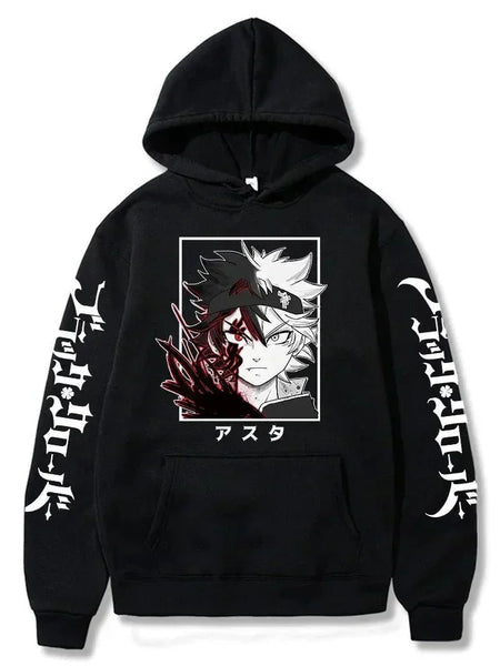 Black Clover Asta Oversized Hoodie - WICHUW LTD