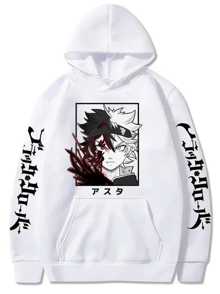 Black Clover Asta Oversized Hoodie - WICHUW LTD