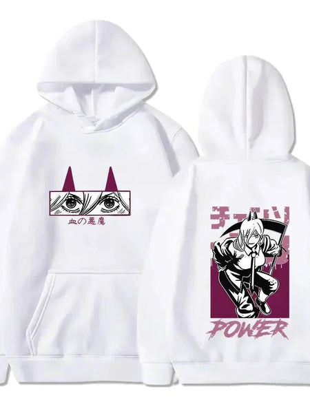Chainsaw Man Power Oversized Hoodie - WICHUW LTD