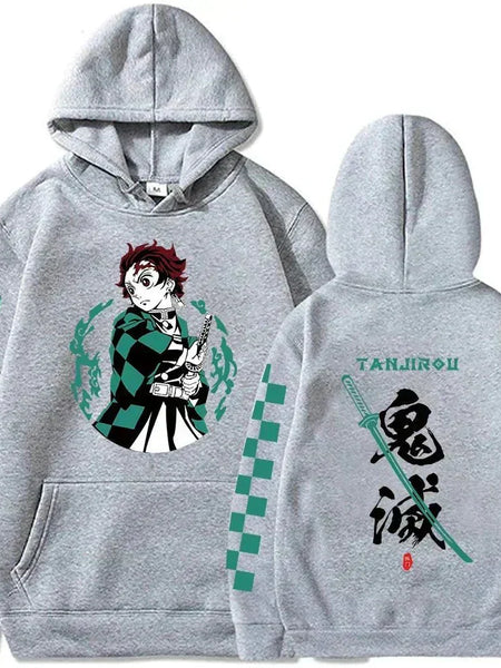 Demon Slayer Tanjiro Plus Size Hoodie - WICHUW LTD