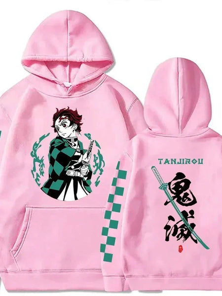 Demon Slayer Tanjiro Plus Size Hoodie - WICHUW LTD