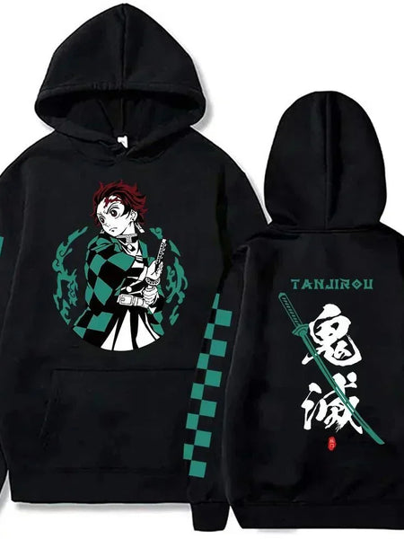Demon Slayer Tanjiro Plus Size Hoodie - WICHUW LTD