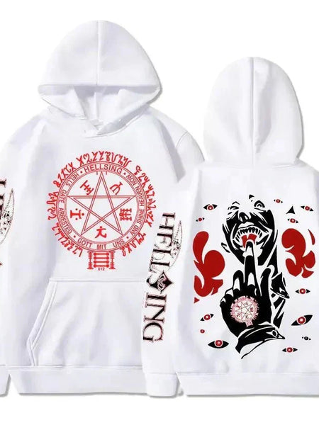 Hellsing Manga Print Hoodie - WICHUW LTD
