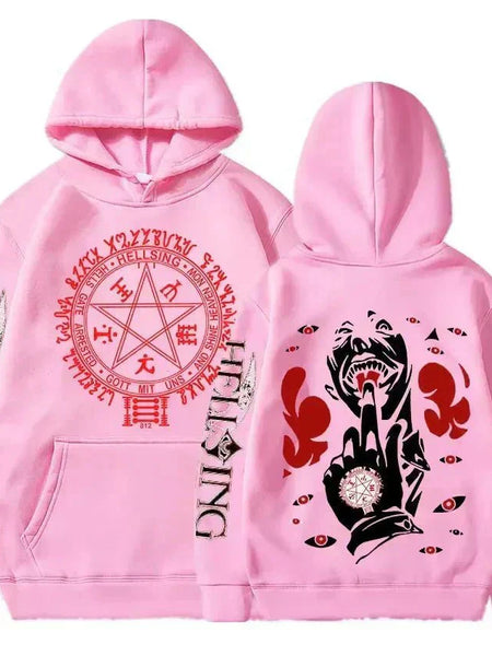 Hellsing Manga Print Hoodie - WICHUW LTD