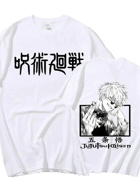 Jujutsu Kaisen Satoru Gojo Print T-shirt - Wichuw