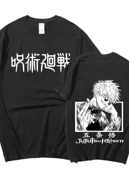 Jujutsu Kaisen Satoru Gojo Print T-shirt - Wichuw