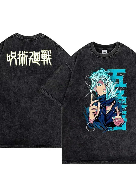 Jujutsu Kaisen Washed T-shirt - Wichuw