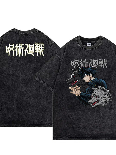 Jujutsu Kaisen Washed T-shirt - Wichuw