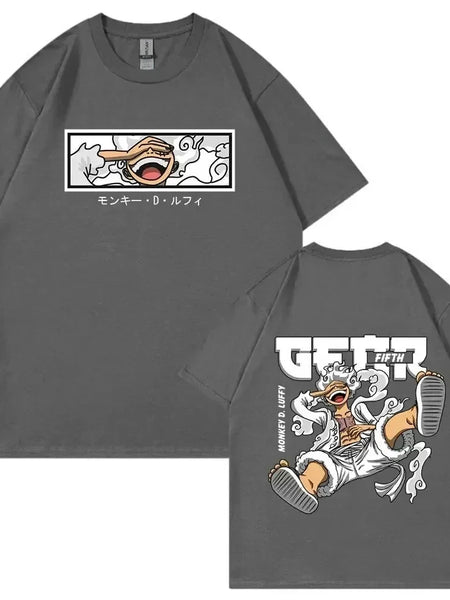 Luffy Gear 5 Wanted Poster T-Shirt - Wichuw