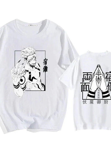 Ryomen Sukuna Printed T-shirt - Wichuw