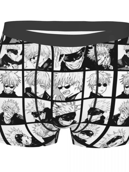 Sexy Boxer Gojo Satoru Collage Underwear - Wichuw