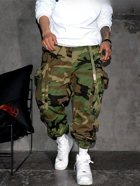 Wichuw Camouflage Cargo Pants - Wichuw