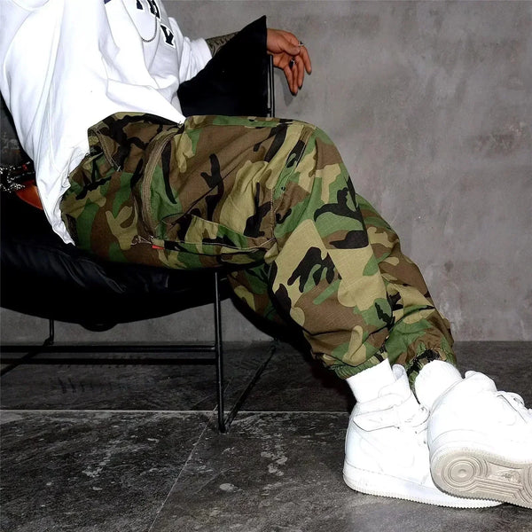 Wichuw Camouflage Cargo Pants - Wichuw